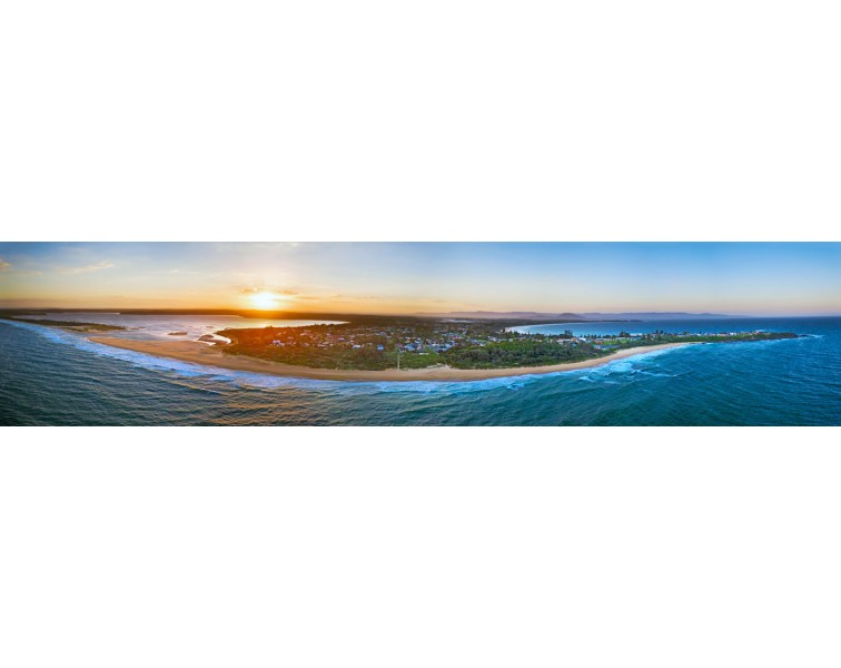 Warrain Beach NSW - Sunrise 95x23cm (Sample Image)