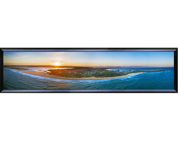Warrain Beach NSW - Sunrise 97x25cm (Sample Image)